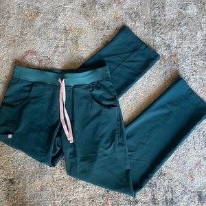 women's Caribbean Blue Kade - Cargo Scrub Pants - S / Caribbean Blue